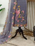 Aditi Mul chanderi embroidered suit