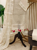 Heba Chanderi Jamdani Suit