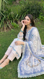 Ziya pakistani stitched cotton suit set
