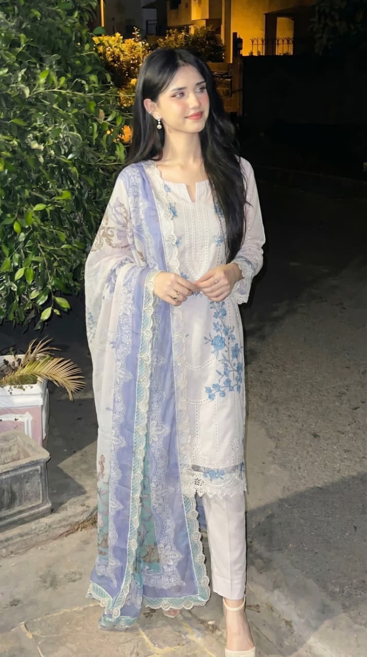 Ziya pakistani stitched cotton suit set