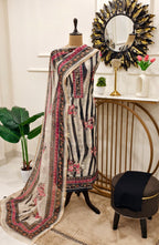 Rani Kota Zari buta digital print suit