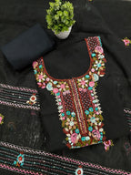 Kajal Chanderi French Knot Suit