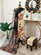 Lara Glass Organza Hand Work Suit