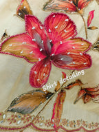 Lara Glass Organza Hand Work Suit