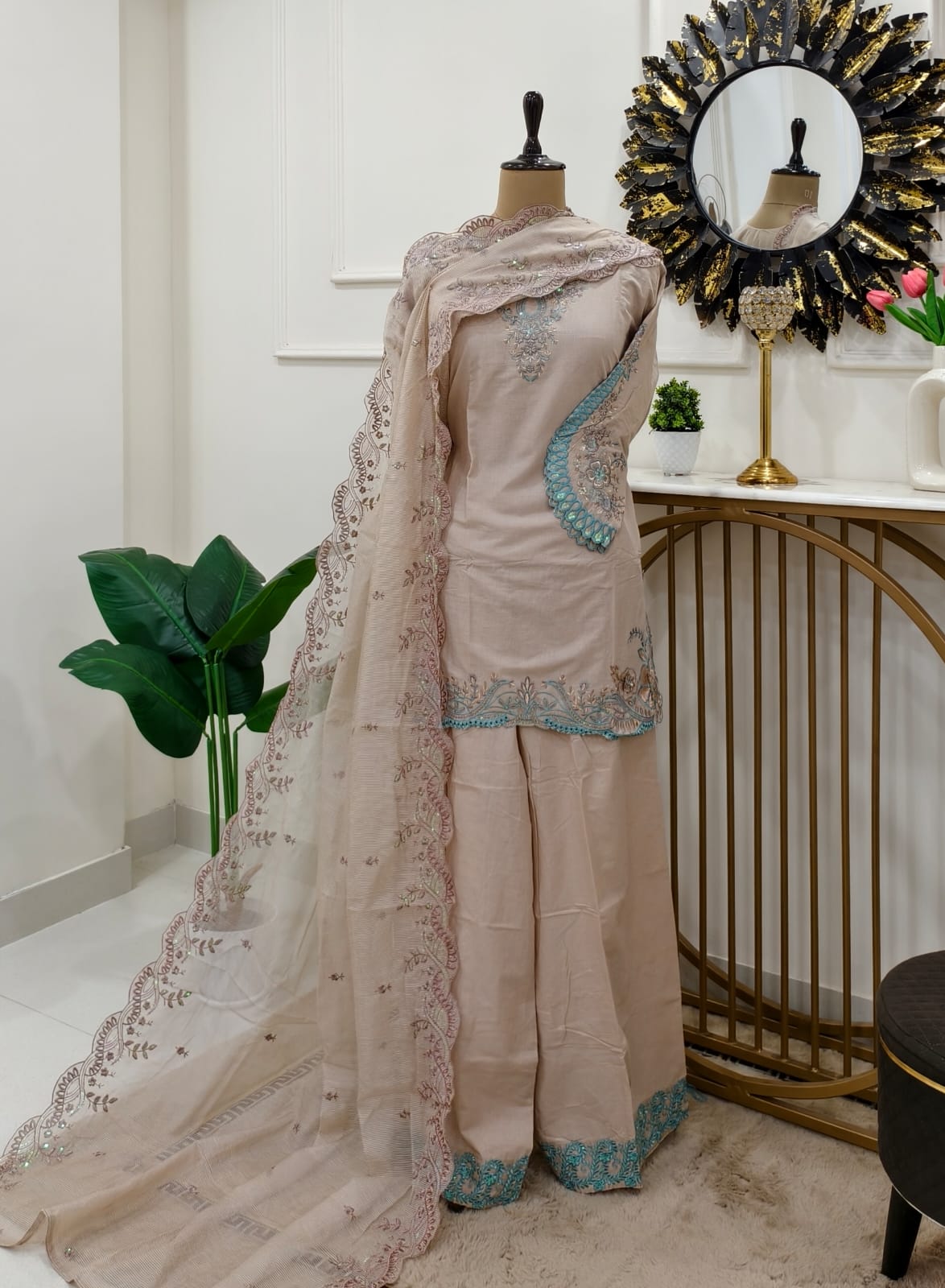 Noor Designer Pakistani Stitched Suit (color set 2)