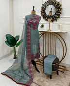 Varsha Beautiful Embroidery Organza suit