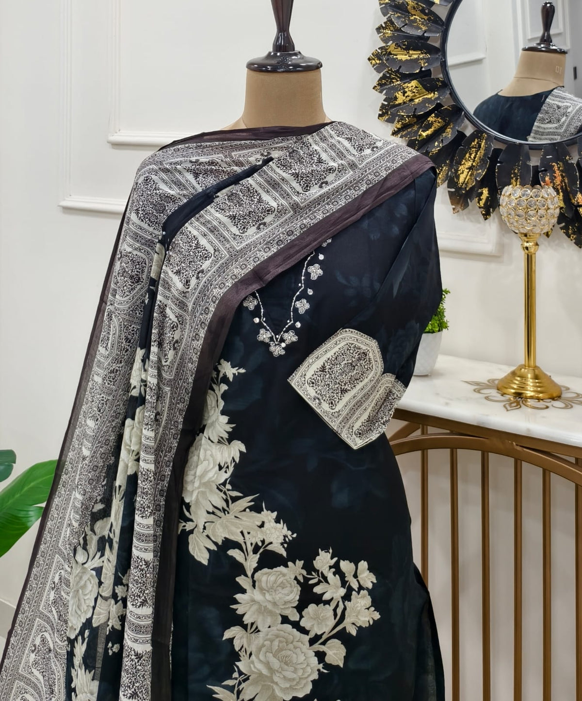 Saba Cotton Printed Suit
