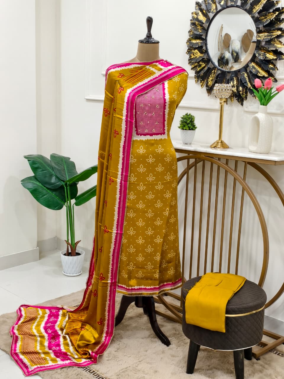 Indu Gajji Silk Suit