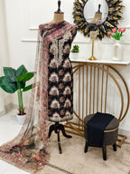 Silsila Glass Organza Hand Work Suit