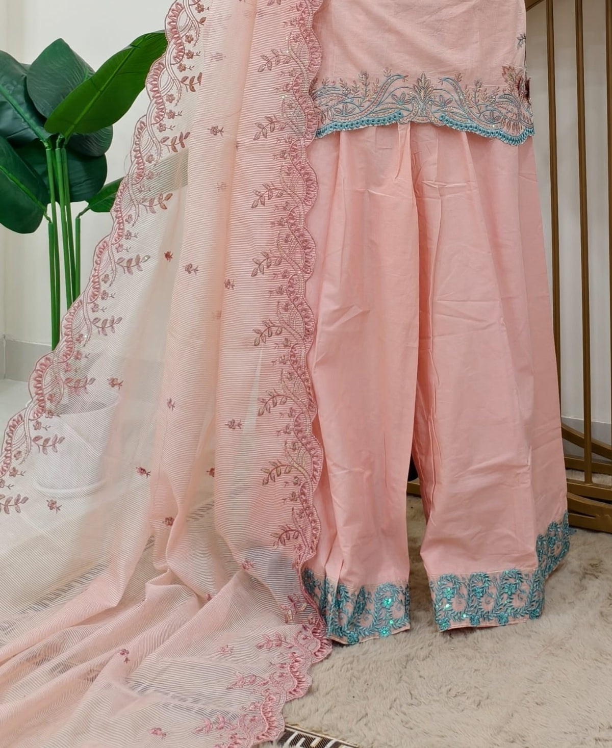 Noor Designer Pakistani Stitched Suit (color set 2)