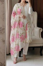 Tabeer Designer Opada Handwork Suit Set -2
