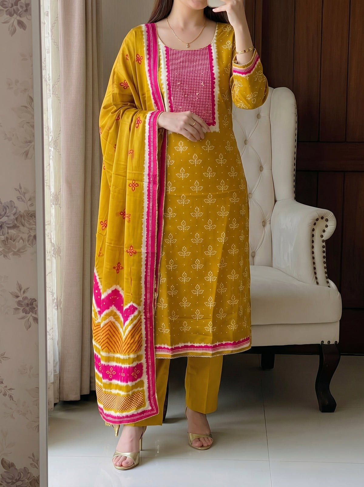 Indu Gajji Silk Suit